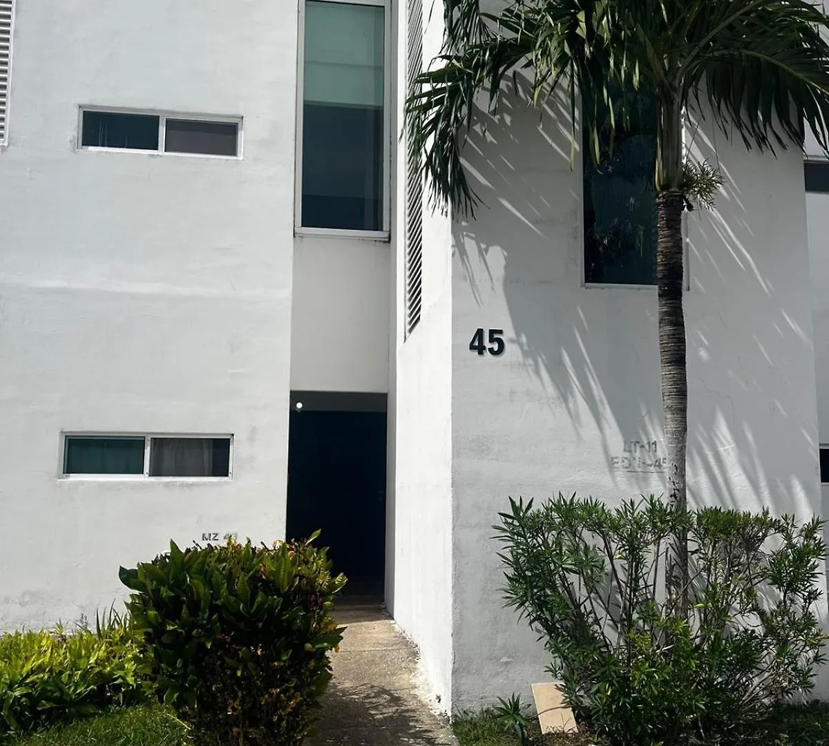 Departamento En Planta Baja Con Alberca Apartment Cancun